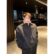 网图冬季保暖座山雕棱形锁棉男女百搭基础通勤夹克棉服MF781-P83，男装夹克，电商C216