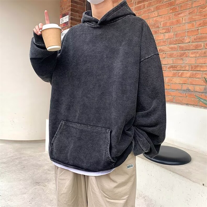 卫衣男春秋连帽美式oversize潮牌宽松运动长袖外套WL50,女装短外套,星座1116A-1（原606A）