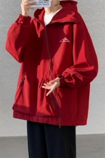 8XL-M特大码春季Cityboy宽松冲锋衣夹克男女上衣外套男JK1310P85，男装夹克，电商D206-1