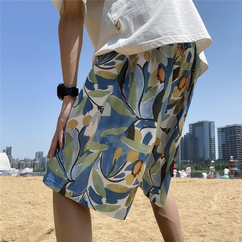 男春夏新款青少年时尚休闲裤冰丝沙滩裤DK5512P18,男装休闲裤,星座1116-2