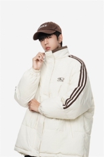 1506/M333/P75加厚男女棉衣情侣条纹立领棉服外套，男装棉衣，星座1506