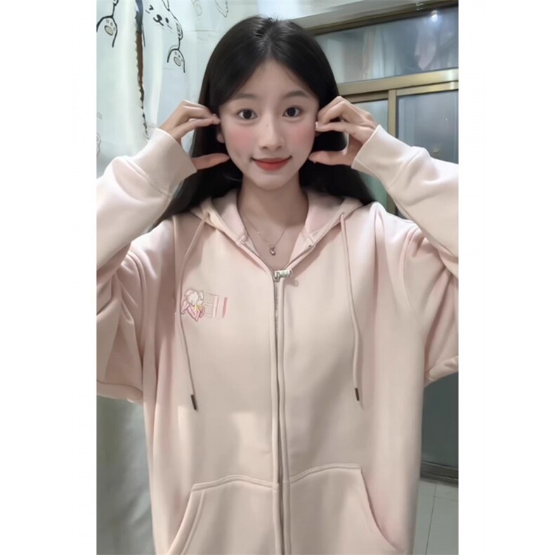 W10967-P60网图现货白金拉链原版做工华棉复合刺绣连帽卫衣,男装卫衣,星座1608