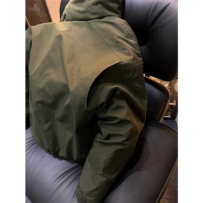 网图有货短款立领工装廓形棉服冬季轻骑兵棉衣男A201-P95,男装棉衣,星座1505