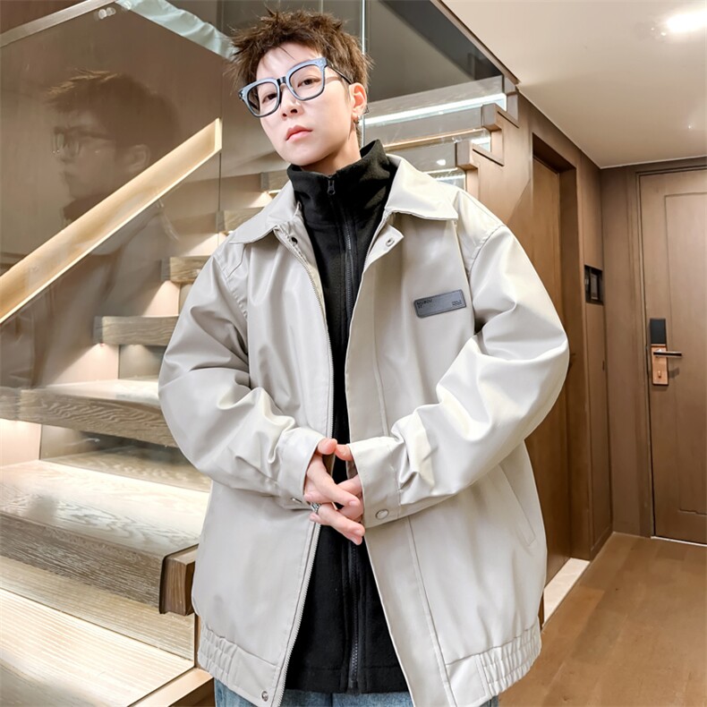 三合一加绒加厚皮棉衣男士贴标棉服棉袄翻领潮A266-PYT0061-P115,男装棉衣,电商A266