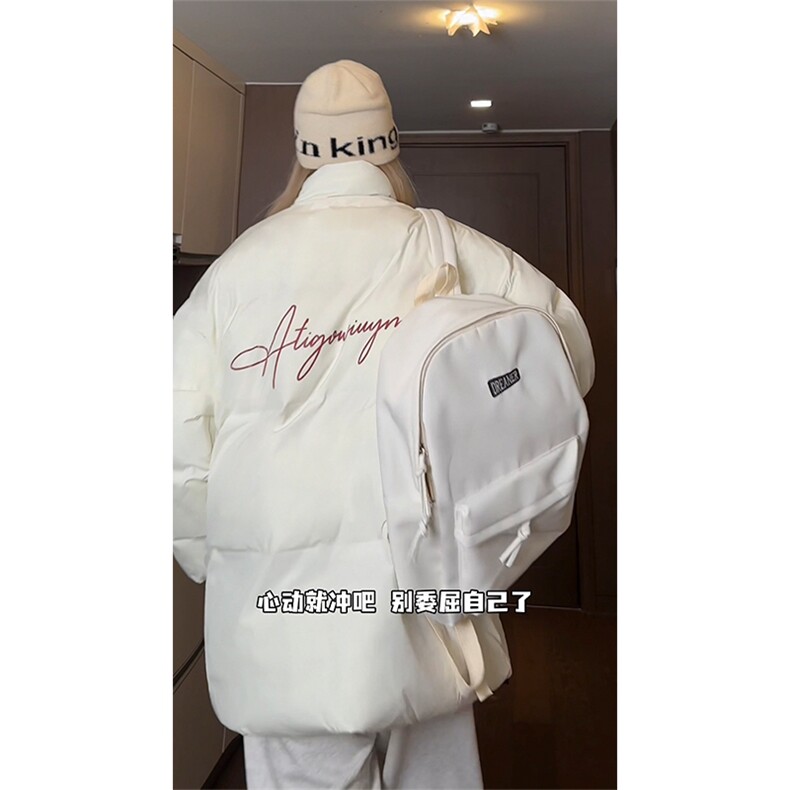 字母印花棉衣冬DT2655-TP5098男女同款多色可选保暖面包服，男装棉衣，电商A102