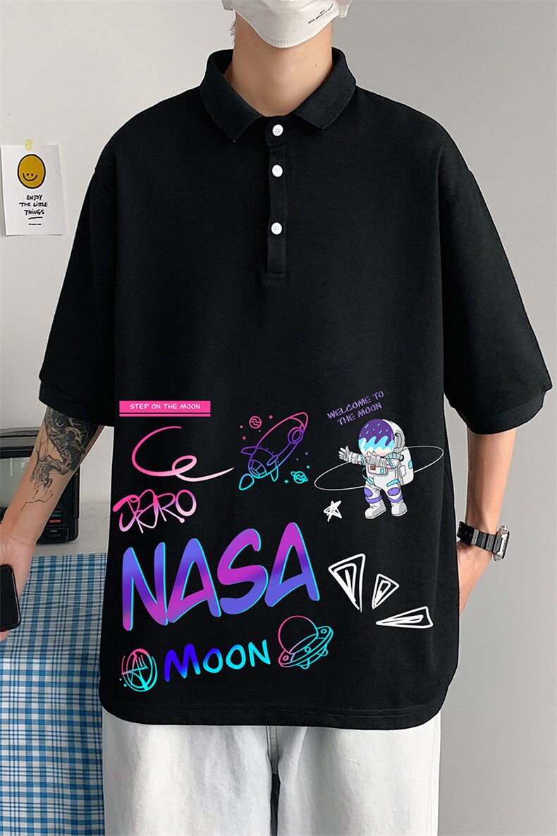 PL57186-P35翻领短袖polo衫男大码胖子半袖t恤男有领保罗衫模特,男装Polo衫,电商A040