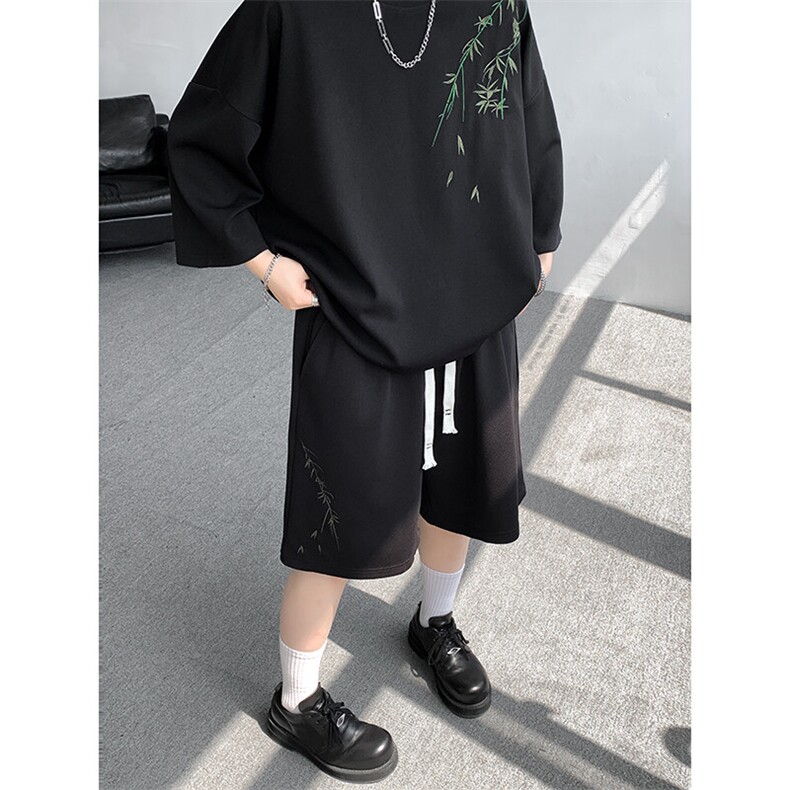 【深度库存】TZ2419-P60控78大码刺绣中式风套装~已注册图案,男装休闲套装,电商D232