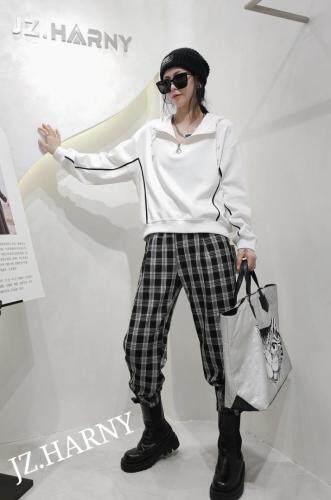 【现货】【2021】【秋装新品】【带帽卫衣】，女装卫衣/绒衫，俊泽.哈妮