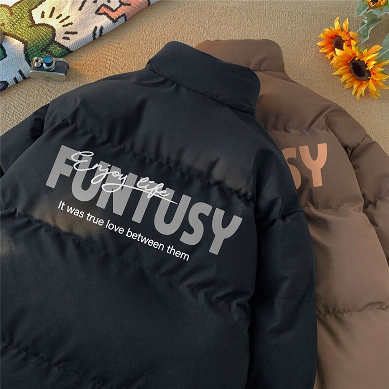地毯新款冬季时尚百搭宽松字母印花棉服外套MY62055P90控118,男装棉衣,电商A268