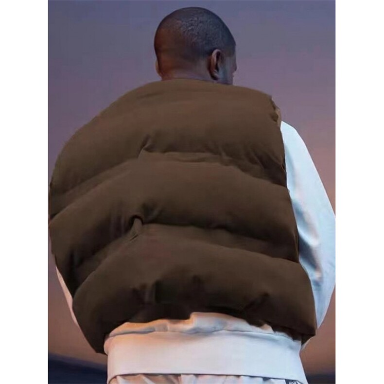 KanyeWest侃爷同款美式高街冬季加厚羽绒棉马甲背心外套男M9P85,男装背心/马甲,星座210