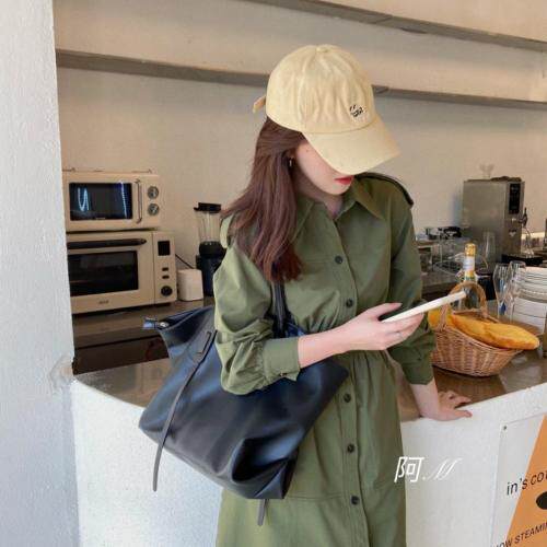 高级打揽收腰连衣裙，女装连衣裙，阿M