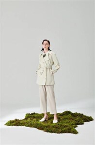 【现货】22春季新款韩版修身风衣,女装风衣,