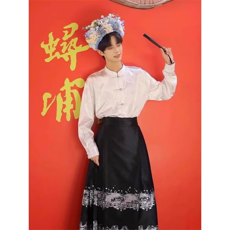 新中式盘扣春秋风唐装长袖衬衫外套衬衣上衣男女WL100-P45,男装衬衫,星座1008