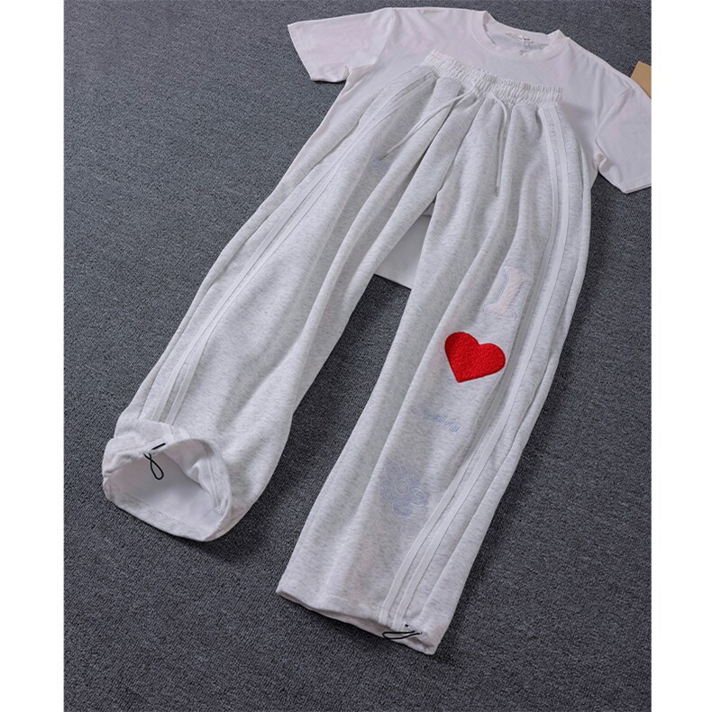 高质量现货特P45】男女宽松休闲裤三条杠卫裤XZ-610A-W3007,男装休闲裤,星座610A