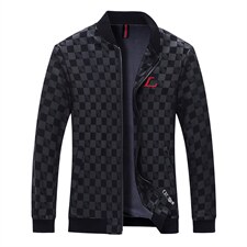 秋冬季外套2023新款潮流休闲厚款夹克秋装中年外套ZL10918-P150，男装夹克，电商B212（原钱塘6029）