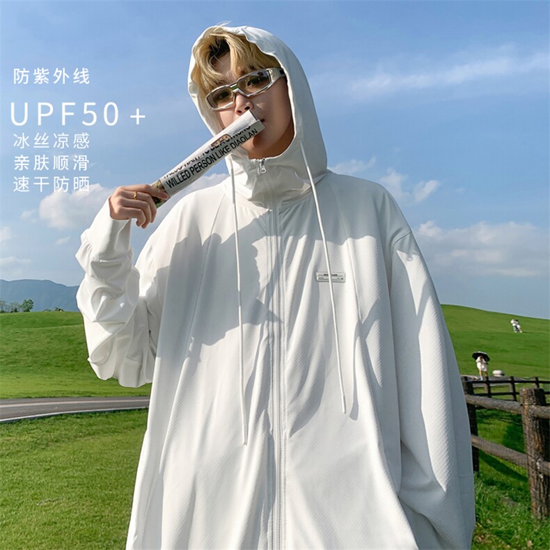 2024夏季新款港风外景大码成衣UPF50+M-5XHS24415-P55,男装夹克,电商A022