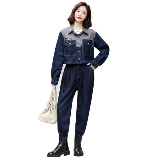 时尚套装女2023秋季新款女装韩版时尚休闲两件套套裤潮,女装套装/套裙,慧尚依恋