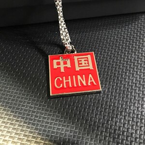G1838欧美吊坠个性项链创意男士钛钢吊坠T恤链毛衣链配饰图片