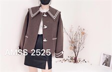 冬装呢料外套，其它，AMSS 艾玛莎莎