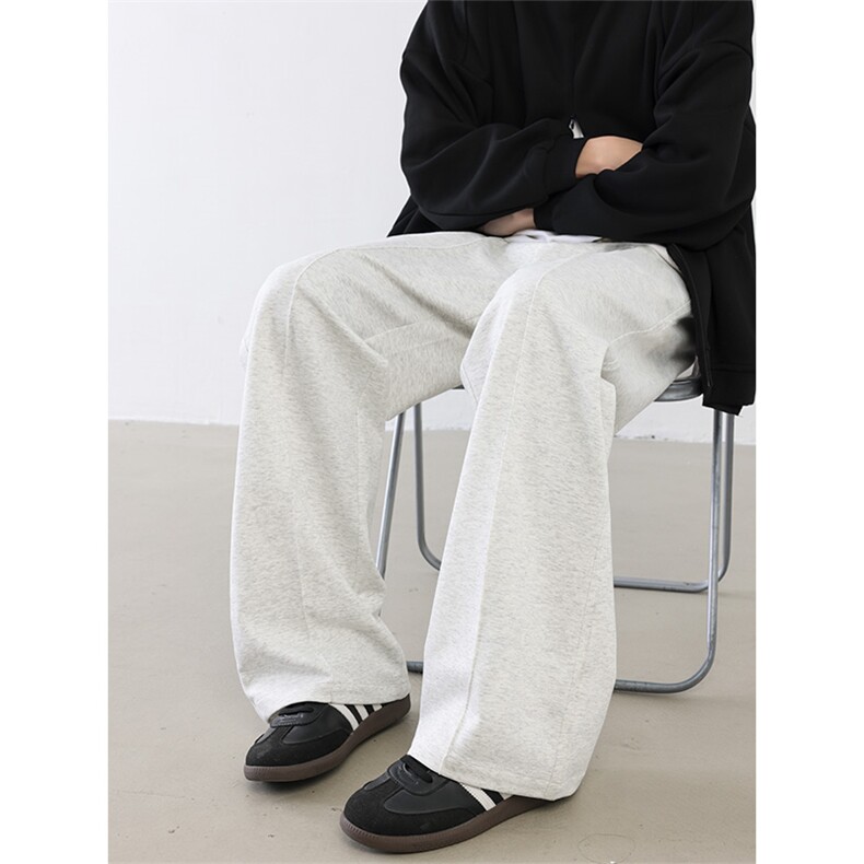 怪兽同款空气层曼巴棉三本针微喇运动卫裤A588特P40控78,男装休闲裤,电商A309