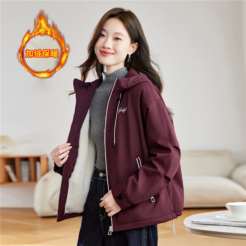 现货！2025冬季新款加绒加厚棉衣女棉服,女装棉衣/棉服,慕咨