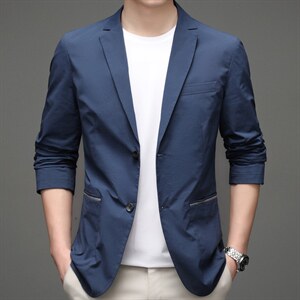 春秋季商务休闲西服男2023秋装便西外套中年男士新款上衣西装图片