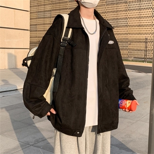 春秋季外套男潮流运动春秋夹克ins潮牌港风日系宽松上JKW03/P58图片