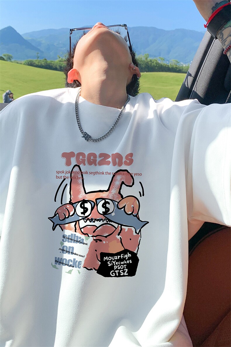 量大优供视频重磅麂皮绒短袖t恤男JT534-特p19,男装T恤,电商B371