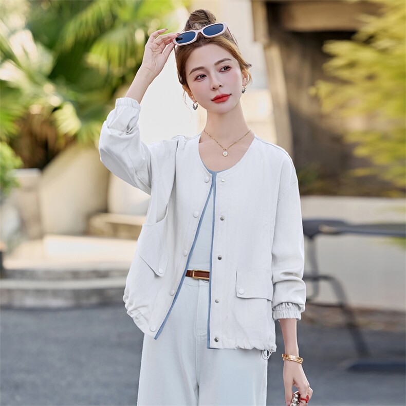 小香风外套女2025年春秋新款时尚洋气短款棒球服百搭薄款早春上衣,女装短外套,余墨