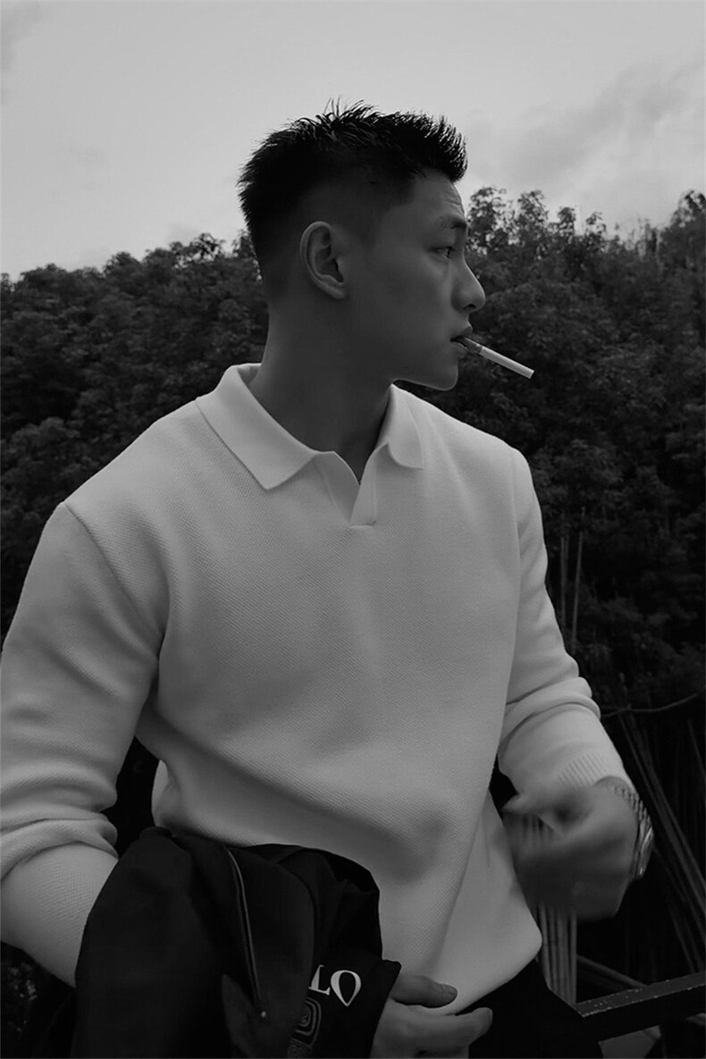 网图大货翻领毛衣老钱风套头针织衫秋季外套冬装打底衫S531-特58,男装T恤,电商A233-1