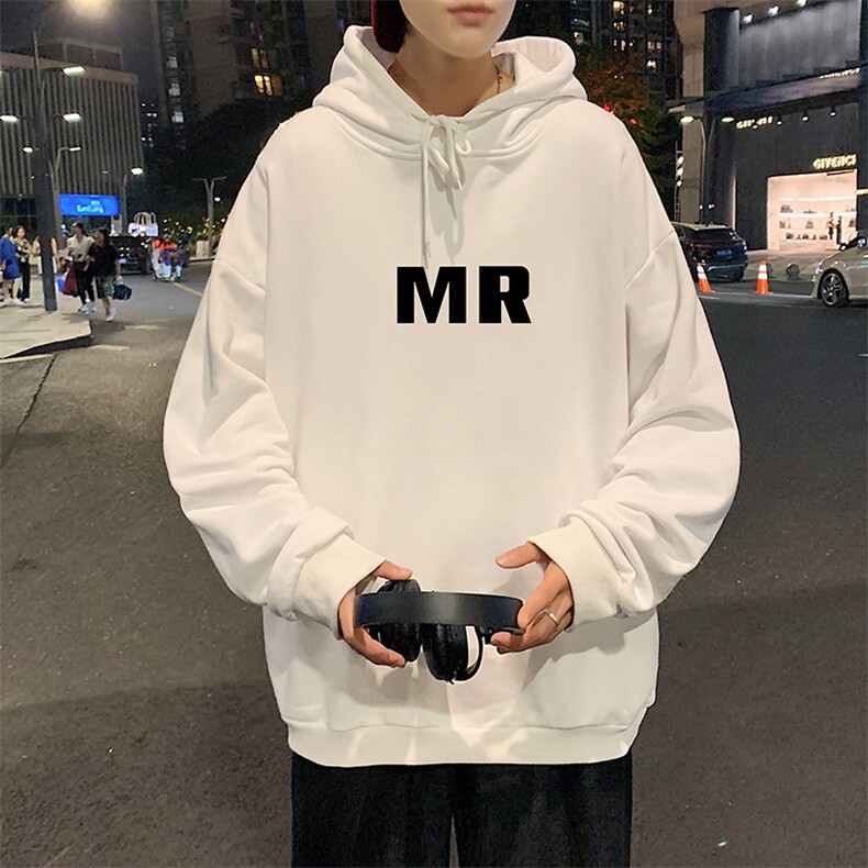 WY2253-P35纯棉连帽卫衣男大码运动帽衫宽松薄外套男,男装卫衣,电商A040