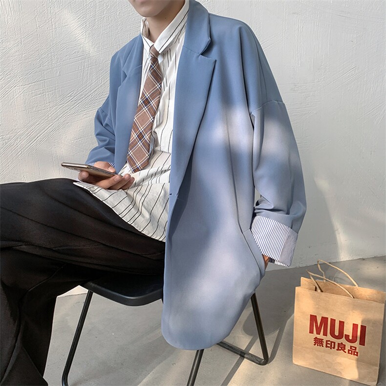 港风潮ins痞帅西服帅气潮流秋季外套炸街小西装现货W609-P52，男装西服，星座512-4