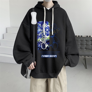 连帽卫衣男大码运动服帽衫外套WY2290-P35 加绒款-P40图片