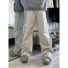 B221美式ins街头hiphop宽松工装休闲裤子LK23122-P65控88，男装休闲裤，电商B221