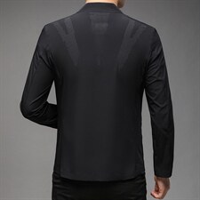 时尚潮流宽松上衣西装爸爸装男士新款免烫薄款纯色外穿西服外套，男装西服，电商B212（原钱塘6029）