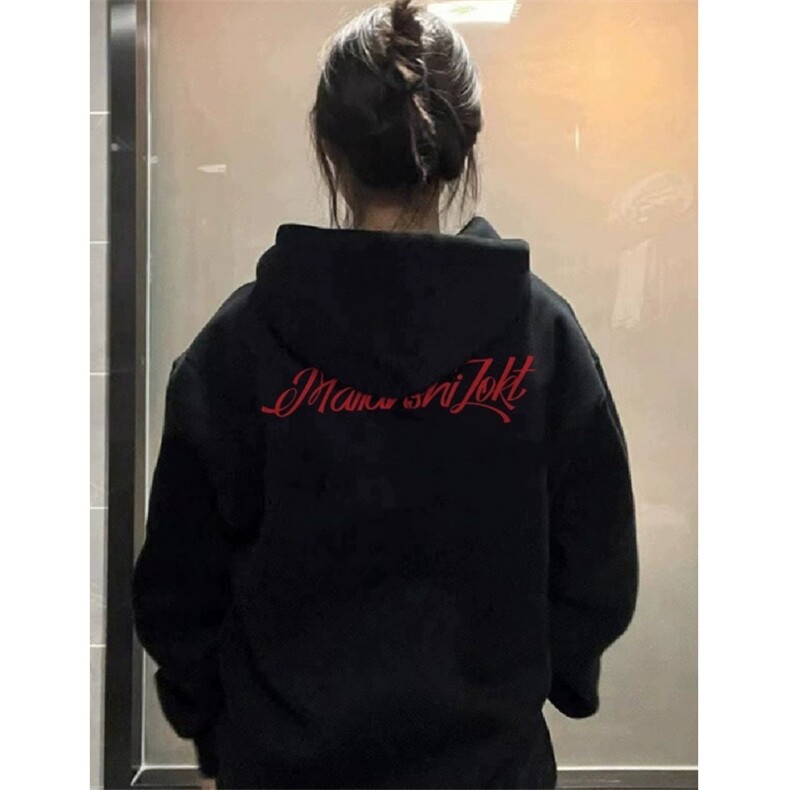 覆古潮牌秋冬字母刺绣新款特连帽卫衣女外套 WCX265图片