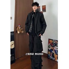 （）假两件潮牌夹克外套5005-P78（裤子5004-P65），男装夹克，星座910-5