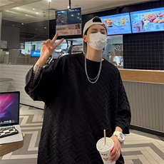 时尚潮短袖潮纯色男简约日系T恤青春流行新款T恤T833P28，男装T恤，星座1116-2