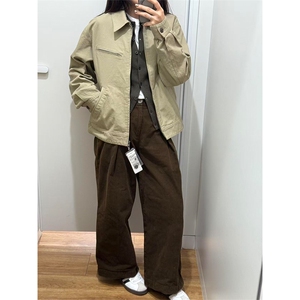 高品U家巴恩风底特律夹克外套休闲茄克牛仔外套男女A1279-P105,好看的服装颜色搭配图片