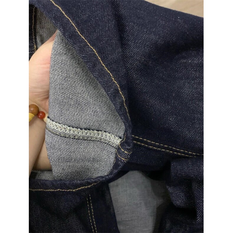 牛仔裤男夏季新款不规则设计感高腰显瘦直筒长裤H065,男装牛仔裤,星座1116A（原606A-3）