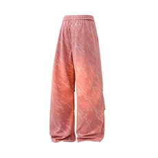311B-1-1950-P37控69大码秋冬扎染裤休闲宽松直筒拖地裤长裤，男装休闲裤，星座311B-1