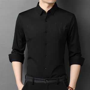 E961钱塘2020-2秋冬高品质男士无痕精品衬衫P95主推图片