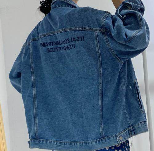 后背字母牛仔，其它，木夕