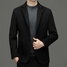 BEN07钱塘2020-2中年男士冬季厚款商务休闲简约羊毛西服P230，男装西服，钱塘207-2