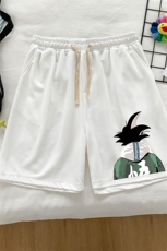 MK37005-P15冰丝短裤男士大码宽松休闲五分裤男运动中裤，男装休闲裤，电商A040