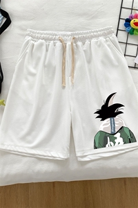 MK37005-P15 冰丝短裤男士大码宽松休闲五分裤男运动中裤图片