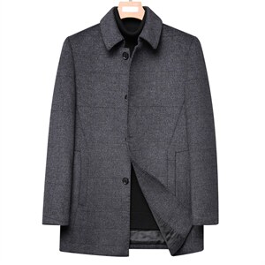 2023秋冬季毛呢羊毛大衣男翻领中长款外套风衣男装DS81051-P285,男装毛呢大衣,电商B212（原钱塘6029）