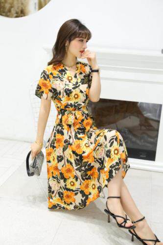 夏季新款连衣裙,女装连衣裙,起奢