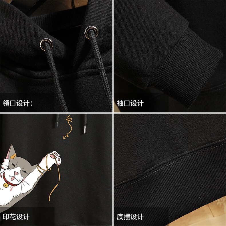 WY2013-P40纯棉连帽卫衣男大码运动帽衫宽松薄外套,男装卫衣,电商A040A
