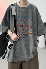 风复古亚麻短袖男棉麻t恤男半袖ZT71434-P35，男装T恤，电商A040